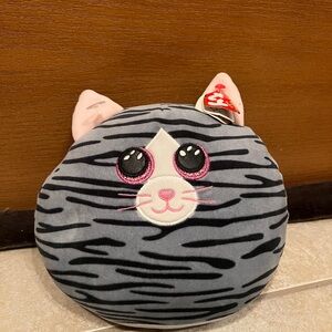 Ty Squish-a-Boo (Squishy Beanie) Kiki The Cat Plush Plushie